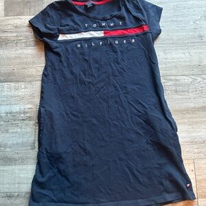 Tommy Hilfiger Black Tee with Red Trim